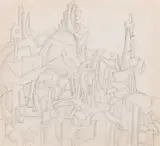 Robert Klippel, Untitled, 1978, pencil on paper
