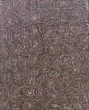 George Ward Tjungurrayi, Tingari, acrylic on canvas