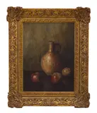 Nicolaas Bruynesteyn, , (STILL LIFE WITH APPLES), OIL ON CANVAS, SIGNED UPPER RIGHT, 39 x 29cm, oil