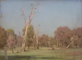 Charles Wheeler, , (LANDSCAPE), OIL ON BOARD, SIGNED LOWER RIGHT, 29.5 x 39.5cm, oil