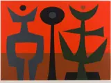 John Coburn, Trio, 1975, screenprint 30/30