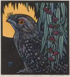 Leslie van der Sluys, UNTITLED, 1988, linocut 70/90