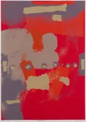 Robert Grieve, Autumn Theme, 1981, screenprint 30/45