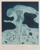 John Olsen, Jessica's Poem, etching 32/60