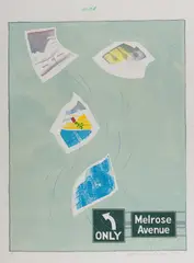 David Hockney, Wind 1973 (from the Weather Series), lithograph with screenprint 92/98