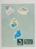 David Hockney, Wind 1973 (from the Weather Series), lithograph with screenprint 92/98