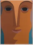 Dora Chapman, The Girl with A Long Nose, 1970, screenprint 14/42