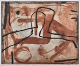 Graham Fransella, Two Heads, 1991, colour etching