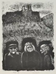 Noel Counihan, Image I, 1981, lithograph