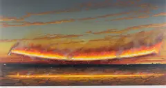 Tim Storrier, Evening Blazeline, limited edition print