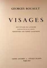 Georges Rouault, (LOCATION SYDNEY OFFICE - all enquiries phone 02 9362 9045), Printed by Daniel Jacomet and Etoile Filante, Paris 1969