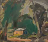 William Frater, Landscape, oil on board