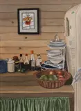 Rosemary Madigan, Kitchen Still Life, watercolour and gouache on paper