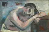 Paul Haefliger, Untitled, 1954, oil on canvas