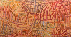 Wayne Eager, Boulders, 2005, acrylic on canvas