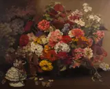 Violet McInnes, Mixed Bunch, 1934, oil on canvas