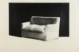 William Delafield Cook Junior, The Couch, 1971, charcoal on paper