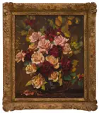 Harold Septimus Power, Still Life with Pink Roses