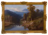 Walter Seehusen, River's End, Beechworth, 1875, oil on canvas
