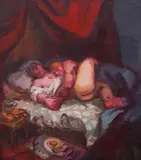 Wendy Sharpe, Afternoon Rest, 1994, oil on canvas