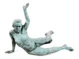 Gerald Laing, Tumbling Figure,, circa 1988, Bronze