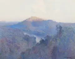 Penleigh Boyd, Blue Haze, 1919, watercolour
