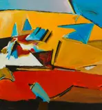 Charles Reddington, Whoota Lookout, oil on canvas