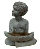 Lenore Boyd, Boy with Clam Shell, 1968, bronze