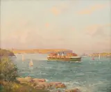 John Charles Allcot, Sydney Scene (SS South Steyne)