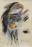 Anne Hall, Striped Woman with Headband