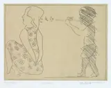 Charles Blackman, Song, etching