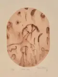 John Olsen, Earth Hold, 1978, etching