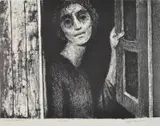 Noel Counihan, Image of Opoul No.5, 1981, lithograph