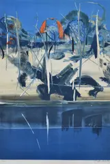 Shoalhaven by Arthur Boyd, lithograph, sold Oct 2016
