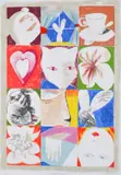 Charles Blackman, Alice's House, lithograph