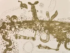 Kangaroo Country by John Olsen, 1979, lithograph, sold Oct 2016