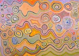 Judy Watson Napangardi, Mina Mina, 2003, acrylic on canvas
