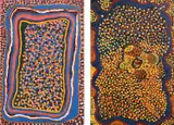 Susie Bootja Bootja Napaljarri, i) Tjaluwan, near Lake McKay, W.A.,, 1995, acrylic on canvas (2)