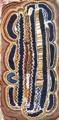 Lily Nungarrayi Hargraves, Women's Dreaming, 1997, acrylic on canvas, unstretched