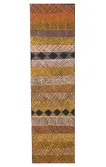 Owen Tipiloura, Ceremonial Design - Jilamara, natural earth pigments on canvas