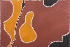 Freddie Timms, Clifton's Hole, 1996, natural earth pigments on canvas