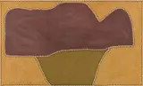 Madigan Thomas, Turkey Creek, 1994, natural earth pigment on canvas