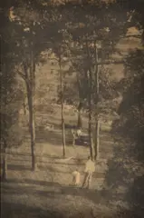 Gertrude Käsebier, Outdoor Leisure - The Turner Garden, Waban, MA, 1914, platinum print