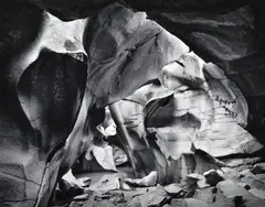 John Sexton, Interior, The Grottos near Aspen, Colorado, 1988/2002, silver gelatin print on original mount