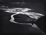 Morley Baer, Garrapatta Rock (Little Sur), 1969, silver gelatin print on original mount