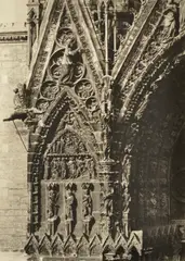 Henri Le Secq, Rheims (portal detail) c., 1853, albumen print