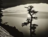 John Wimbley, Solar Reflection, Crater Lake, 1985, silver gelatin print