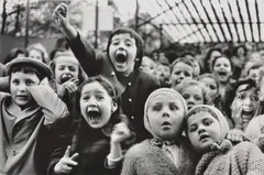 Children at a Puppet Show by Alfred Eisenstaedt, 1963, silver gelatin print, sold Nov 2016