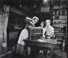 Untitled (Making candles) by Philippe Halsman, silver gelatin print, sold Nov 2016