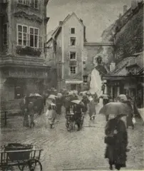 Wien, Austria by Adolf Fritz, 1925, bromoil print, sold Nov 2016